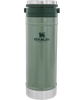 Stanley Classic Travel Mug French Press 16oz | Hammertone Green (Front - Closed)