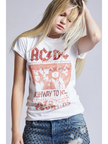 Recycled Karma AC/DC Highway to Hell | Studded White front