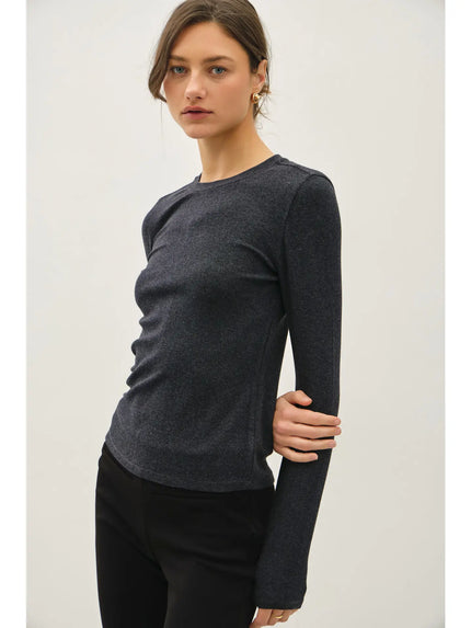 Ultra Soft Ribbed Classic Crewneck LS