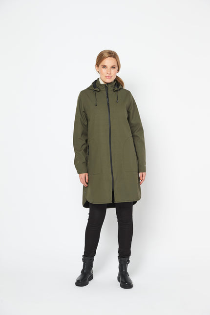 Rain128 Loose Cut 410 army model front