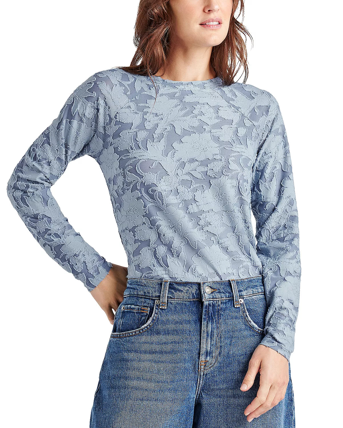 CECELIA FLORAL LS TEE