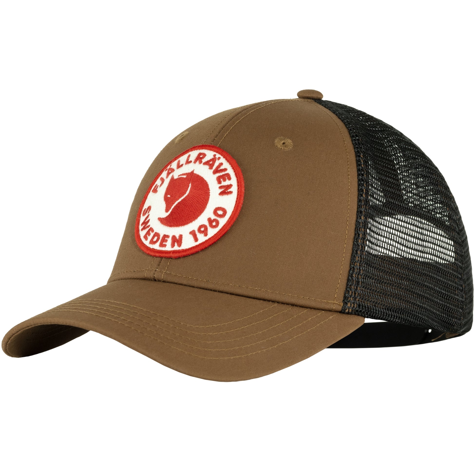 Fjallraven 1960 Logo Langtradarkeps Hat | 248 - Timber Brown