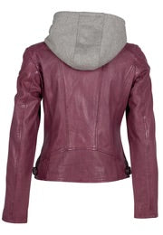 Allice Leather Jacket back
