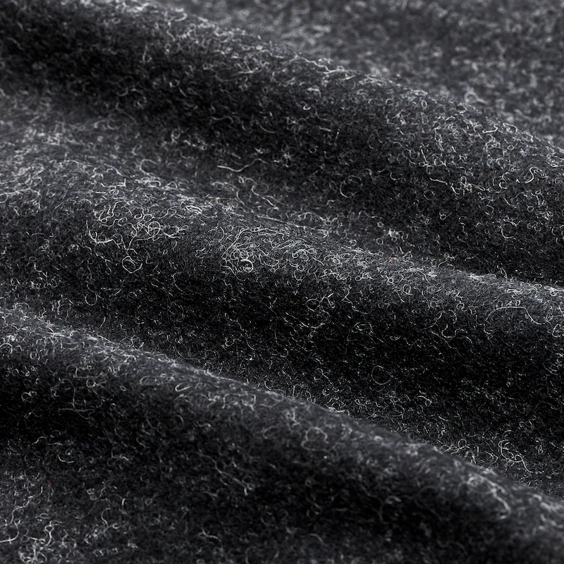 Filson Mackinaw Wool Cruiser Jacket - Charcoal fabric
