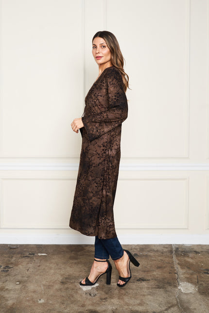 FLOCKED ITY KIMONO