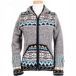 Dakotah Hooded Wool Sweater W Western Pattern