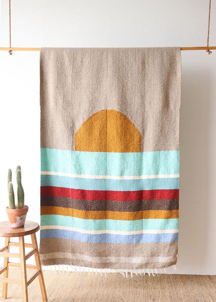 Tribe & True Handwoven Blanket - Moonstone Coast