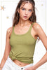 STRETCHY BASIC SLEEVELESS TOP grass
