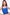 STRETCHY BASIC SLEEVELESS TOP royal