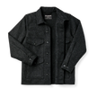 Filson Mackinaw Wool Cruiser Jacket - Charcoal front open stock