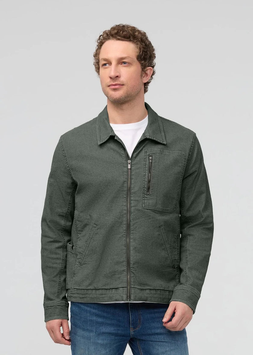 Men's Stretch Canvas Utility Jacket