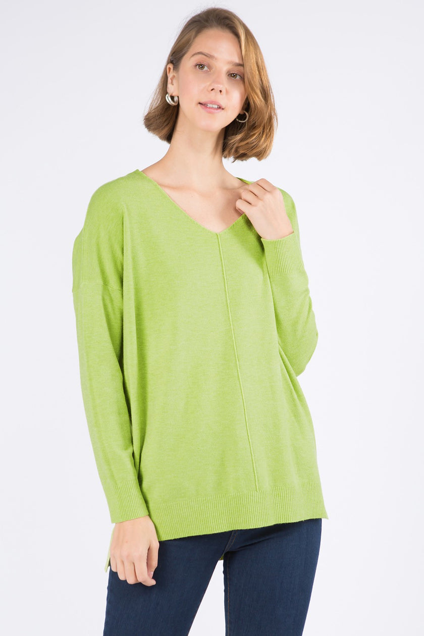 Christi Front Seam Sweater ~