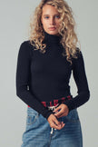Classic Long Sleeve Turtleneck Top