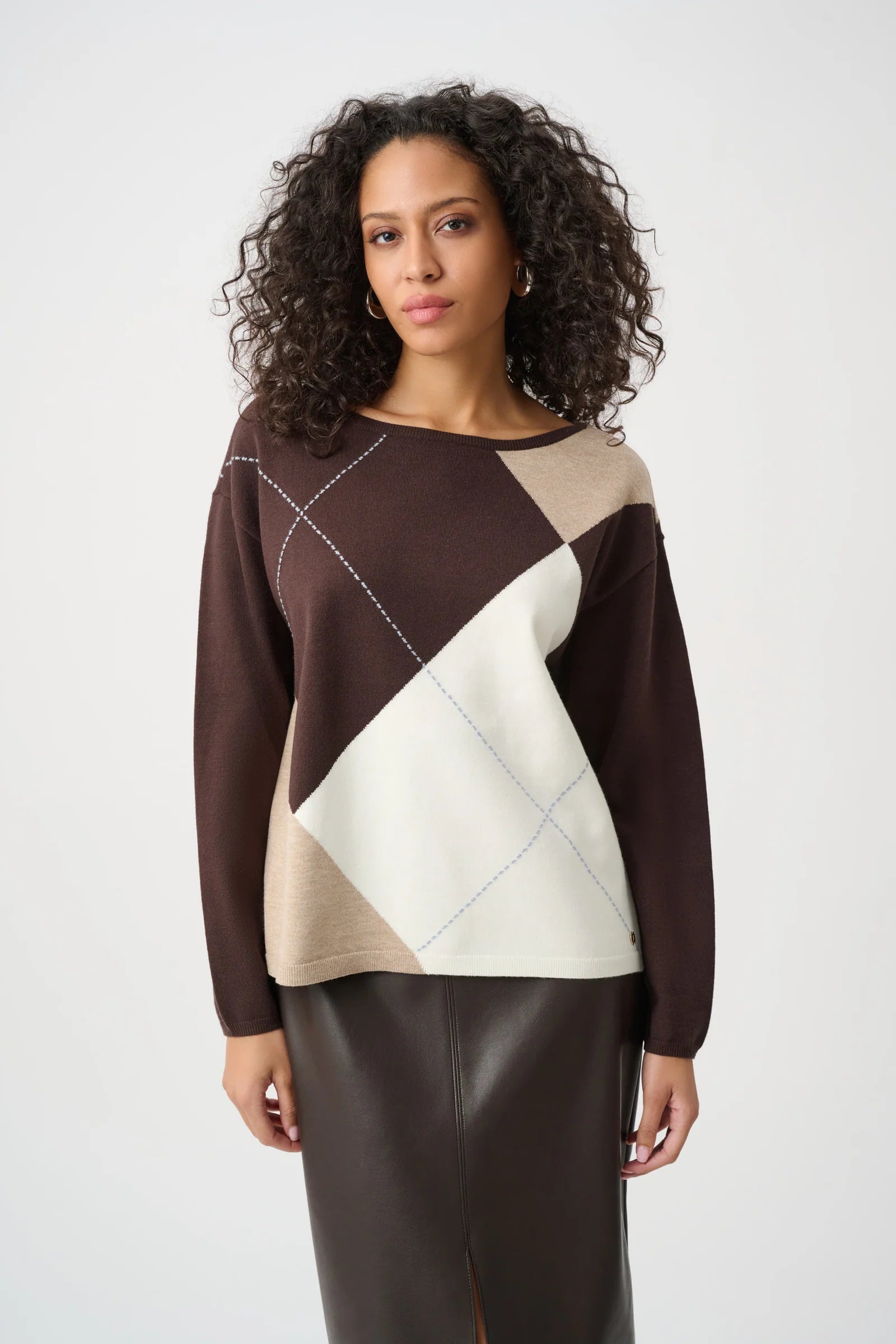 Classic Argyle Crewneck Sweater