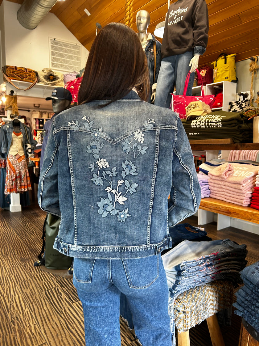 Cross-Stitch Denim Jacket back