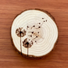 Engraved Wood Coasters | Dandelion