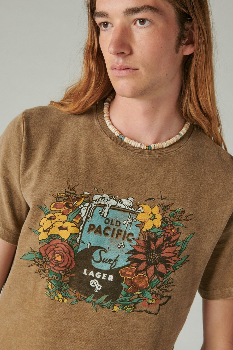 Lucky Brand Old Pacific Lager Tee | model 2