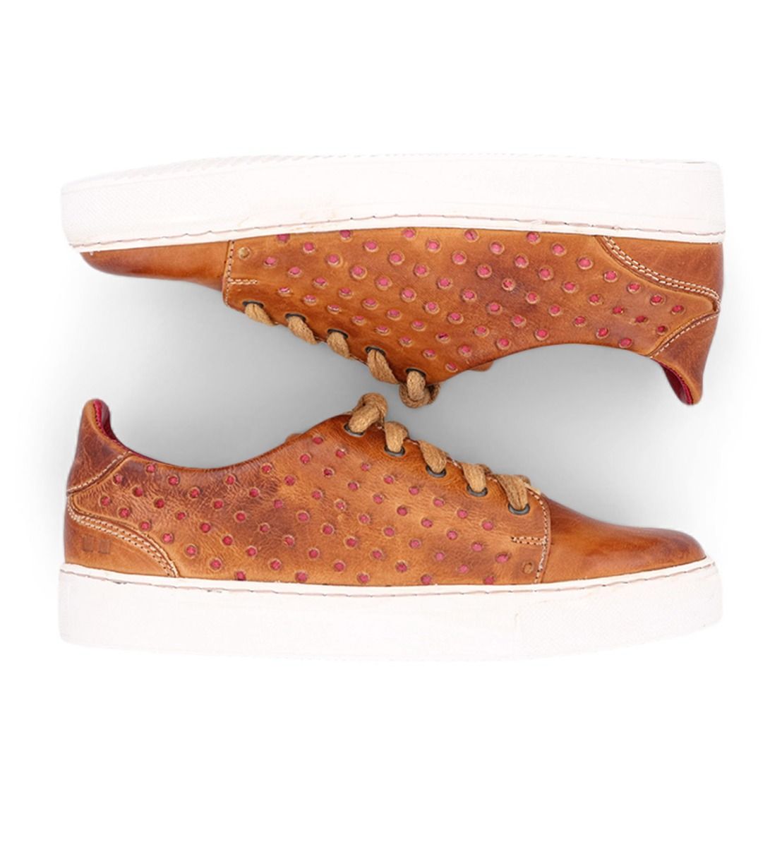 Bed|Stu Lyne Women's Sneaker Pecan Rustic pair