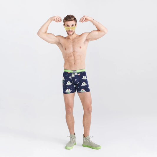 Saxx Daytripper Boxer Brief Fly  | Peace On Earth model