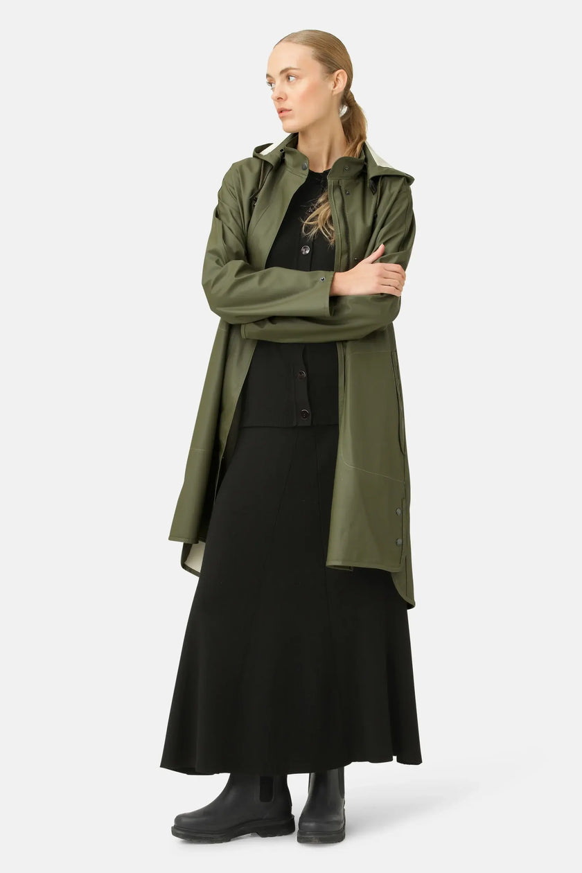 Rain71 Loose Cut | 410 army model open coat