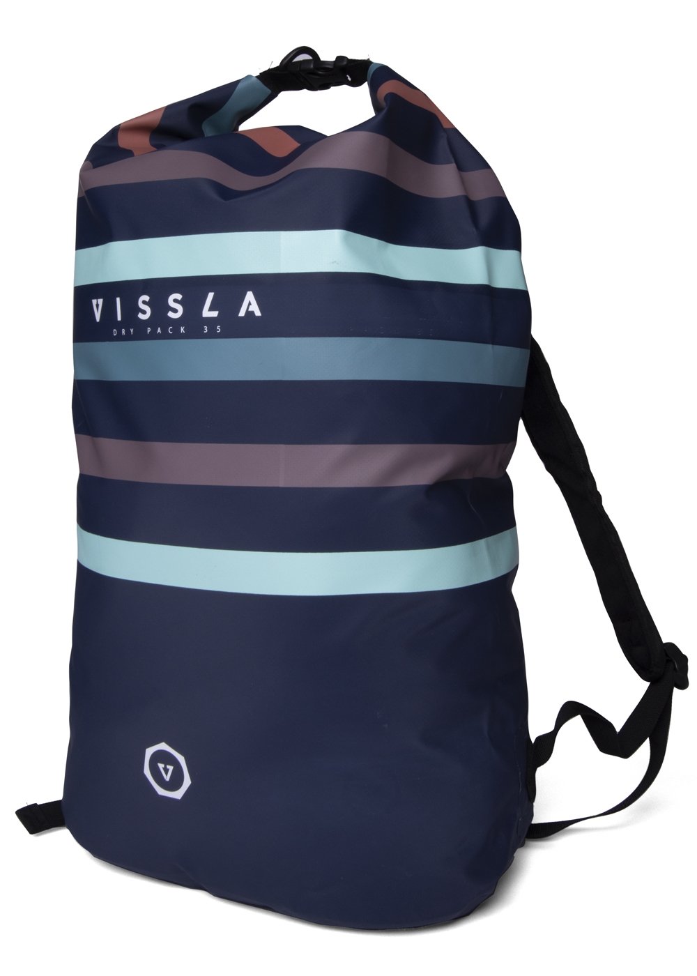Vissla 7 Seas Dry Backpack 35L | Dark Denim profile