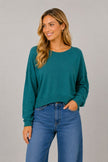 Natalie Round Neck Front Seam Sweater