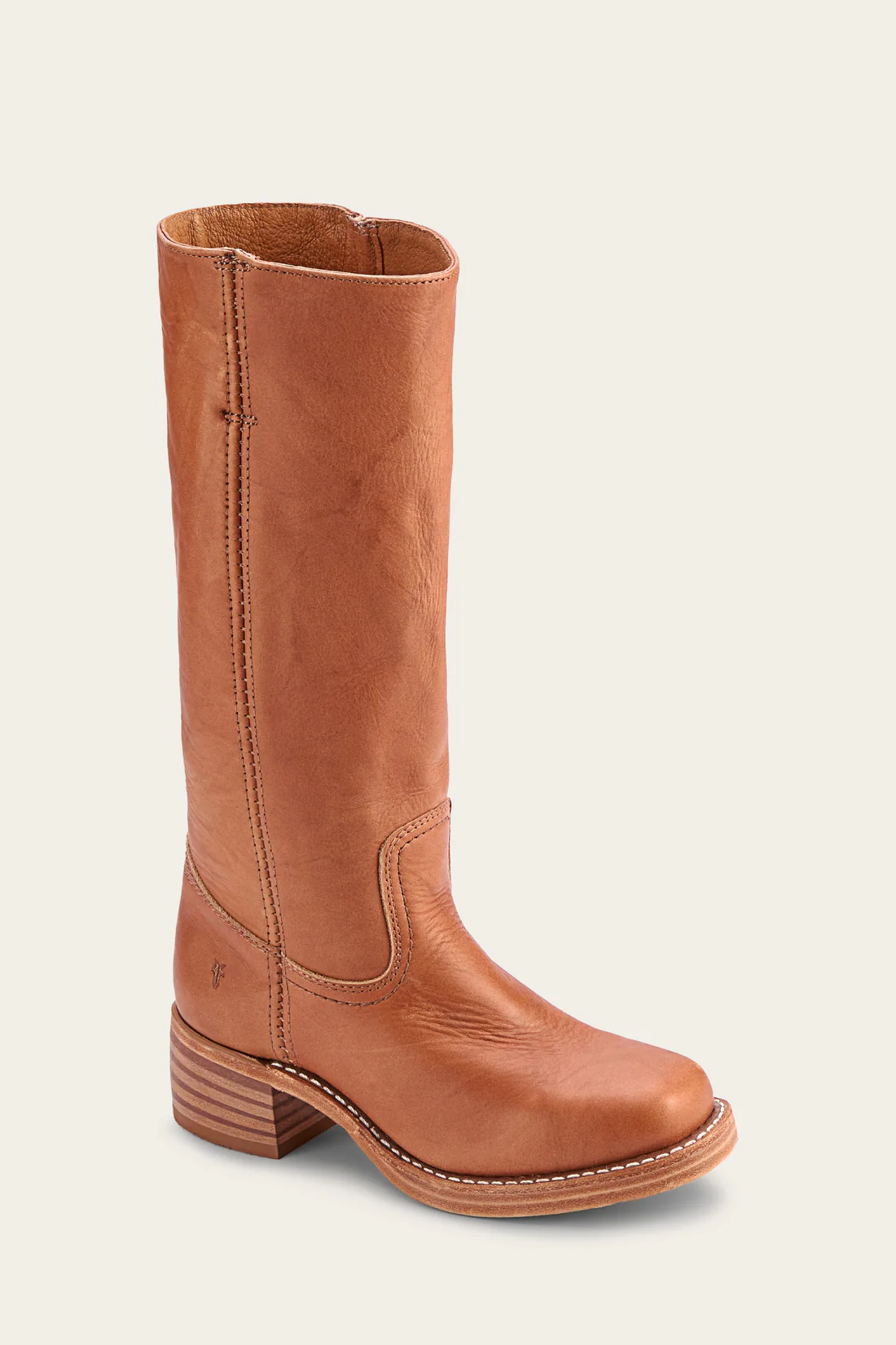 Frye Campus Leather Boot - Saddle profile