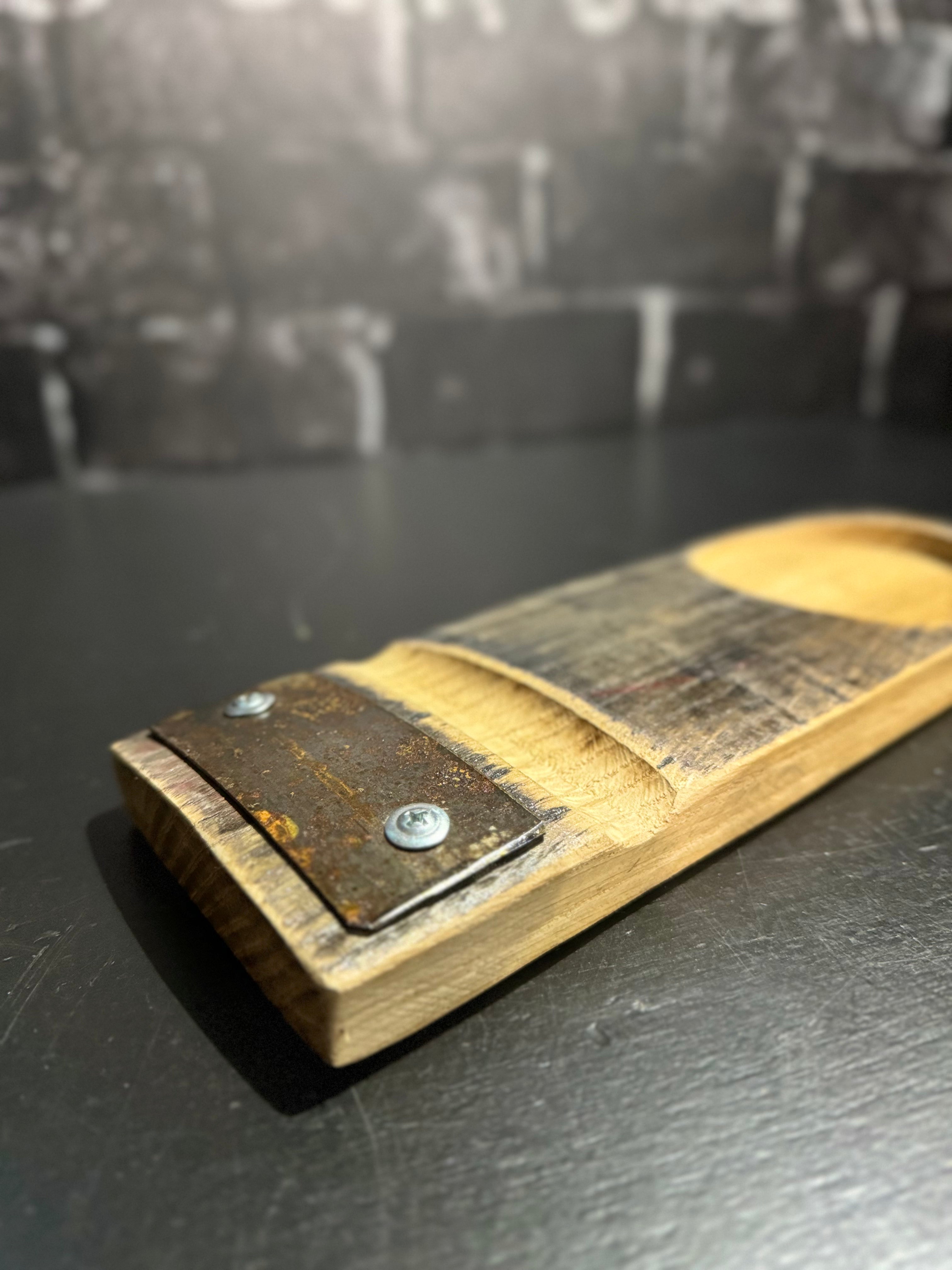 Barrel Stave Cigar Tray | Dark
