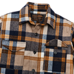 Filson Seattle Wool Jac- Shirt | Navy & Bronze Plaid details
