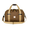 Tin Cloth Medium Duffle Bag Dark Tan One Size front