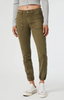 Ivy Khaki Green Luxe Twill front