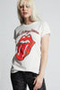 Recycled Karma Rolling Stones Live In Concert Tee - White (Front)