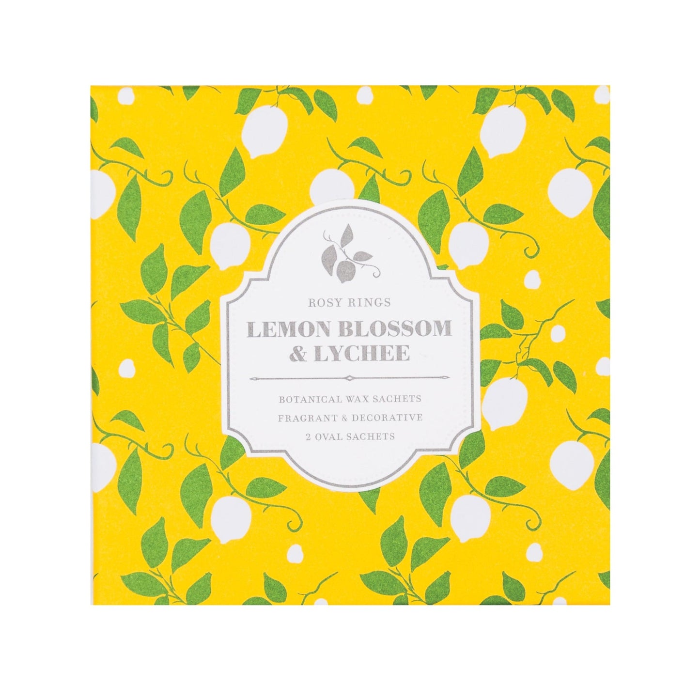 Oval Botanical Sachet | Lemon Blossom & Lychee box