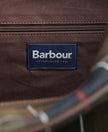 Barbour Tartan & Leather Holdall Classic Tartan One Size inside logo
