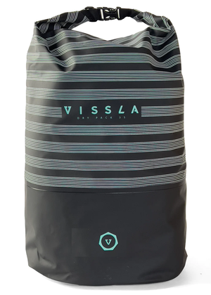 Vissla 7 Seas Dry Backpack 35L | Black Stripe