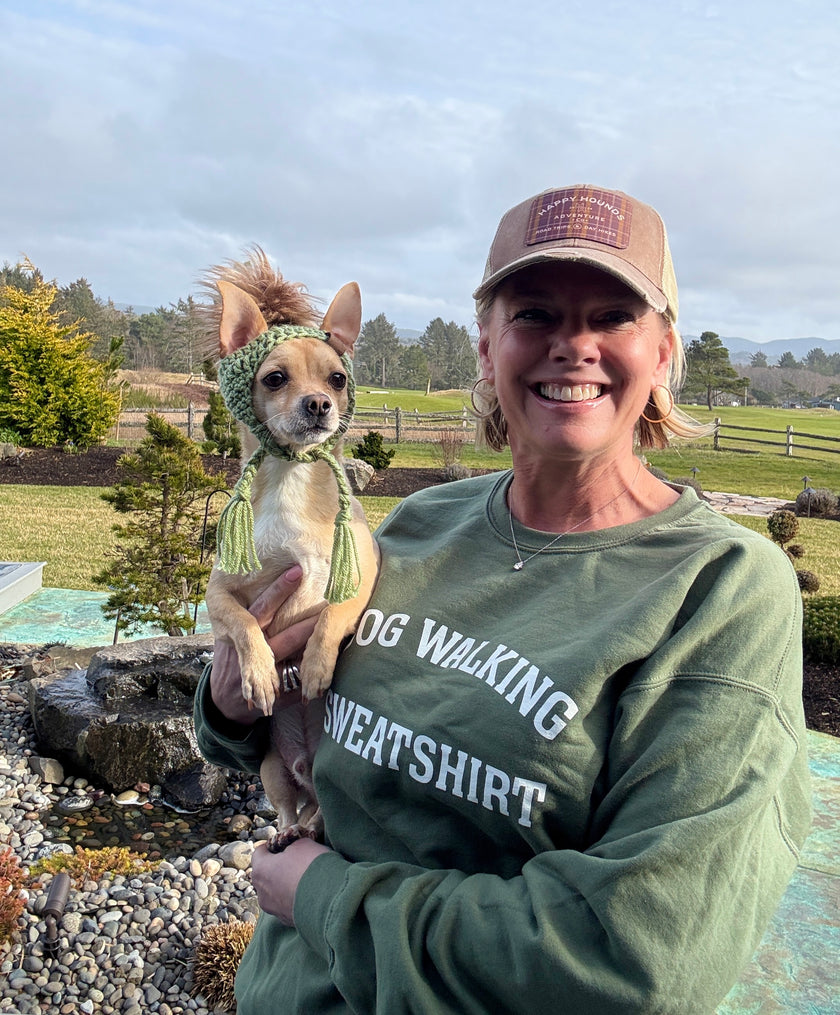 Happy Hounds Patch Distressed Trucker
