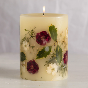 Rosy Rings Medium Botanical Candle | Citrus Garland