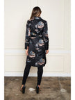 EMB'D JACQUARD TRENCH COAT