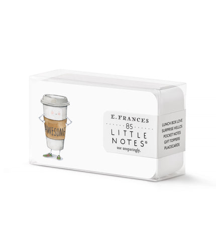 Little Notes Boxed Set of 85 Mini Note Cards awesome coffee