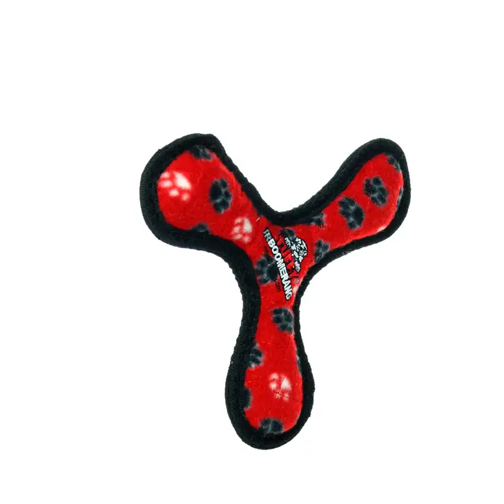 Tuffy Dog Toys | Tuffy JR Boomerang - Red Paw profile