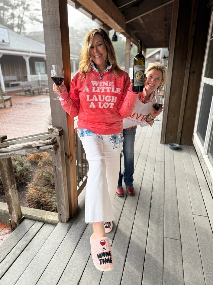 Recycled Karma I Wine. A Little Sweatshirt Paprika