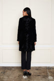 LADIES' LONG COAT W/ EMBROIDERY