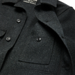 Filson Mackinaw Wool Cruiser Jacket - Charcoal detail