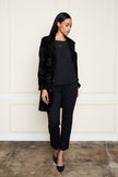 LADIES' LONG COAT W/ EMBROIDERY