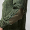 Fjallraven Ovik Men's 1/2 Zip Sweater | 662 Deep Forest sleeve