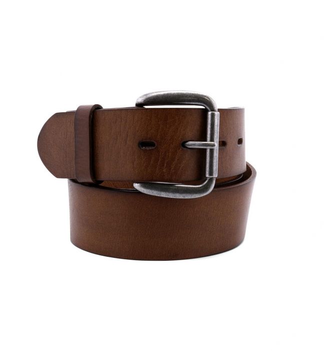 Bed|Stu HOBO Unisex Belt - Tan Rustic rolled