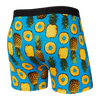Saxx Ultra Boxer Brief Fly - Polka Pineapple - Blue detail back
