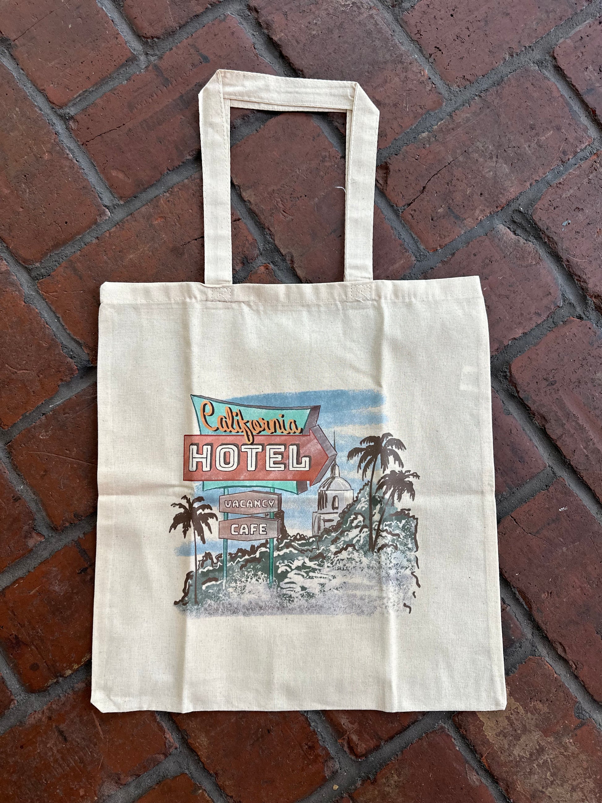 California Hotel Tote Bag - Natural