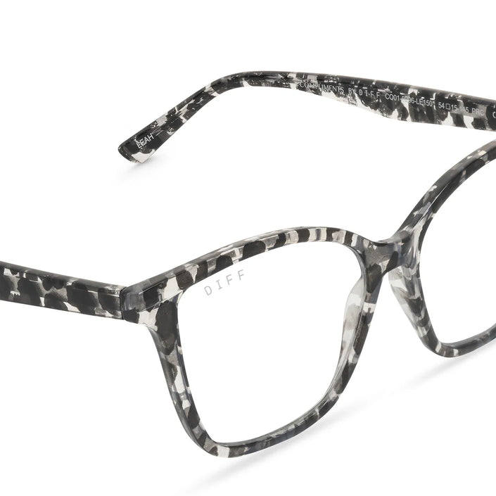 Leah Clear Leopard Bluelight Reader