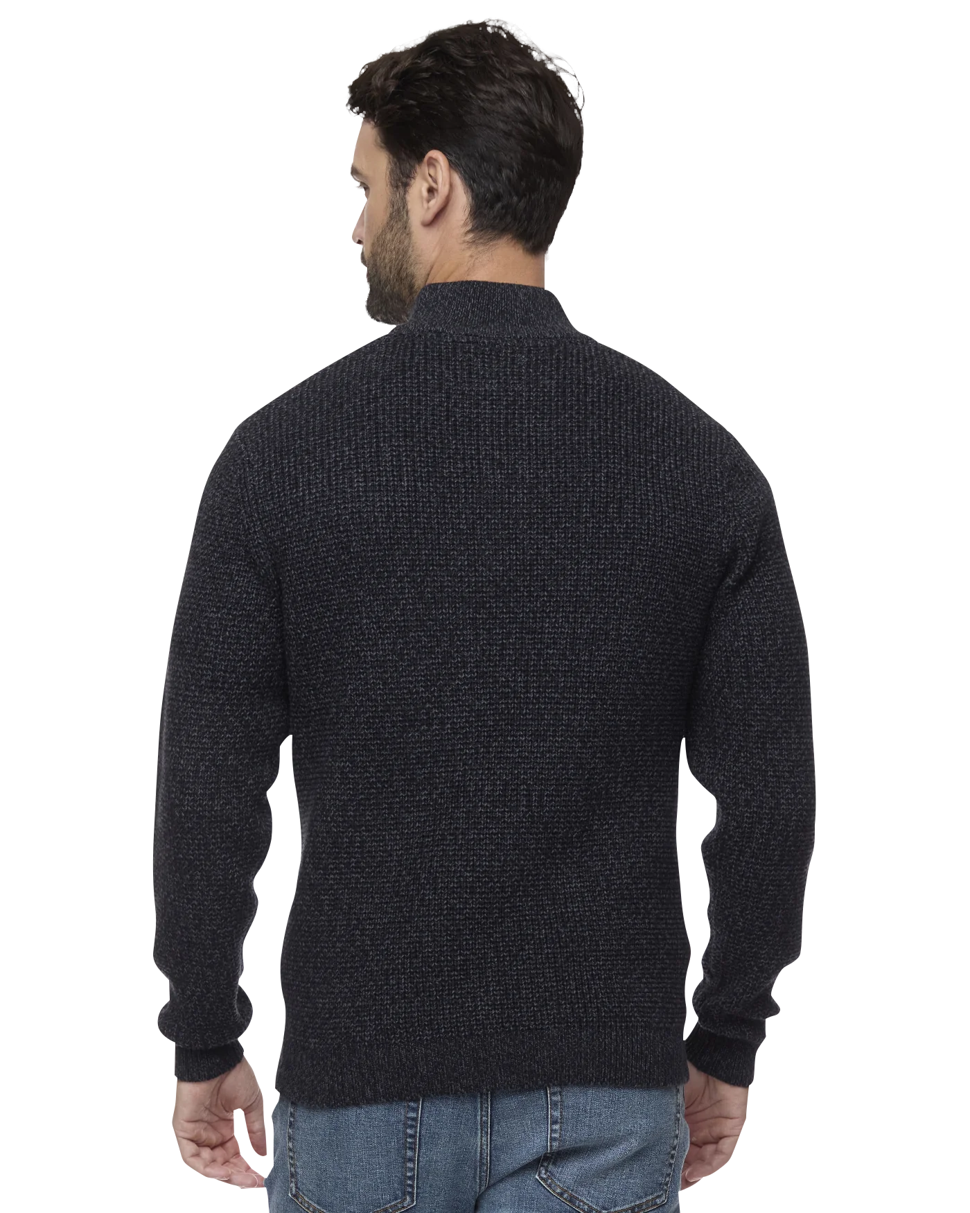 Denver 1/4 Cooling Button Mock Neck Sweater